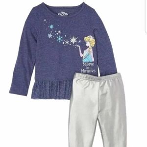 Disney frozen shirt and pant set